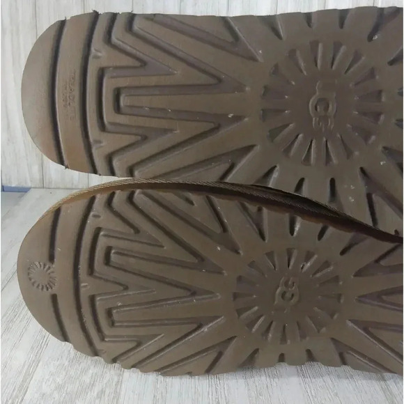 Ugh Bailey Zip Short Shearling Tan Women's 10 - Picture 14 of 16